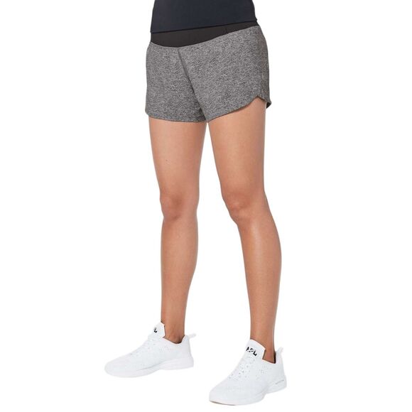 Lululemon Run Times Mid-Rise Short 4" *Heather Lux Multi Black - Picture 1 of 9